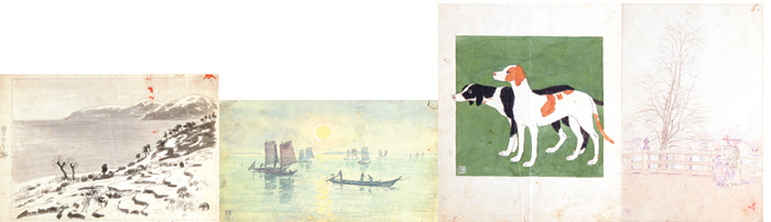 Hashimoto Kunisuke “自筆挿絵画稿”