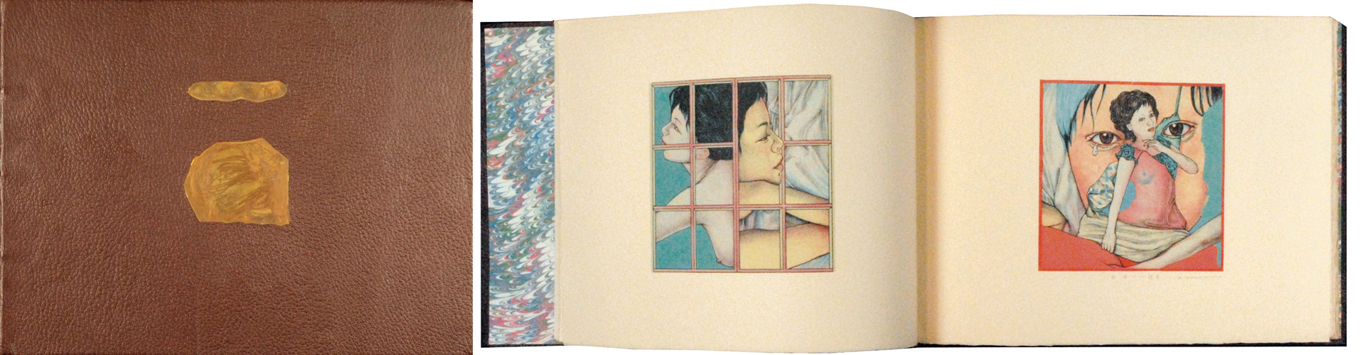 「田村文男　石版画集 色彩草稿」