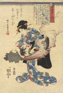Kuniyoshi / Instructive Reference-Index of All Sorts of Proverbs / Ka (mosquito) [譬諭草をしえ早引　蚊]