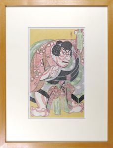 Kabuki scene from Kurumabiki : Ichikawa Danjuro as Umeo-maru