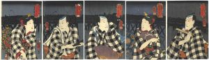 国芳「當盛夏の冨士びたい」
