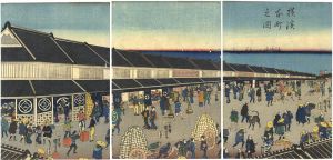 国芳「横浜本町之図」