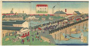 幾英「東京名所之内日本橋真景」