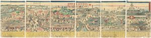 Kuniteru II / View of Tsukiji Teppozu, Tokyo [東京築地鉄炮洲景]