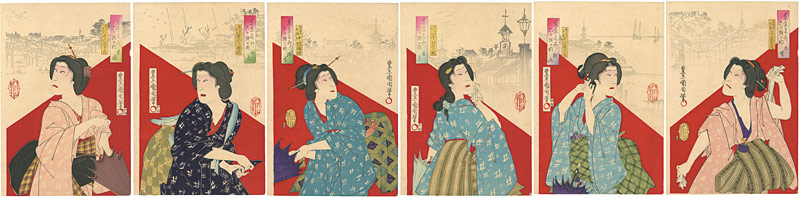 国周「東京名所六ヶ撰」