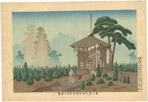 Kiyochika / Pictures of Famous Places in Tokyo / Star Shaped Building at the Second Domestic Industry Exhibition [東京名所図　第二内（国）勧業博覧会内五角堂]