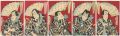 Kabuki Actors : set of 5