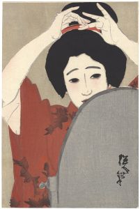 廓の春秋 第四 冬（新地）　鏡の前