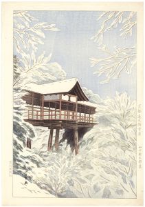 京都通天橋雪景