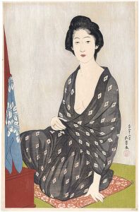 夏衣の女