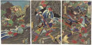 Toyotomi Hideyoshi's Troops Fighting in Korea