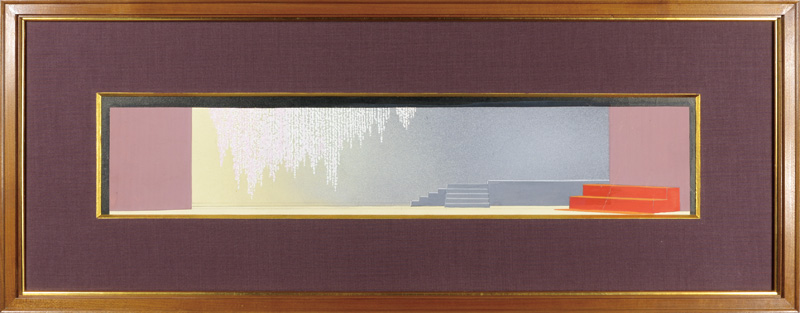Unknown “三島由紀夫『熊野』舞台装置原画”