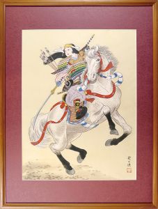 Ito Kikuzo / 肉筆画　巴御前