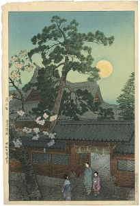 月の出　根津権現