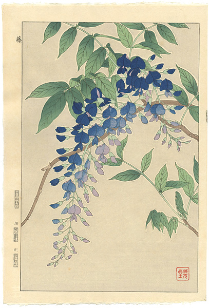 Kawarazaki Shodo “Wisteria”