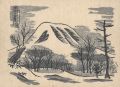 Mt.Nantai in the snow