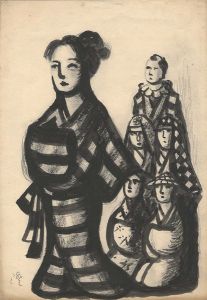 自筆画稿 細川ガラシャ