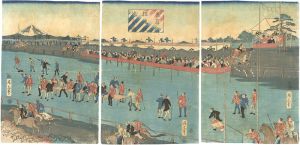 Ikkei / Horse Racing [東京於招魂社境馬図]