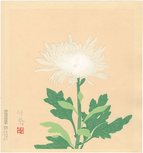 Ono Chikkyo “White Chrysanthemum (tentative title)”