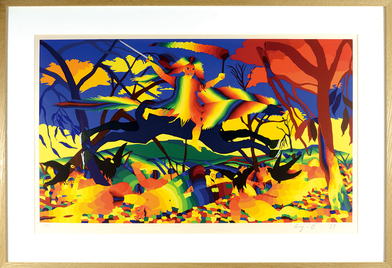 Ay-O “Rainbow Rousseau : War”