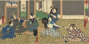 Kuniyoshi / Fashionable Lifesized Dolls [風流生人形]