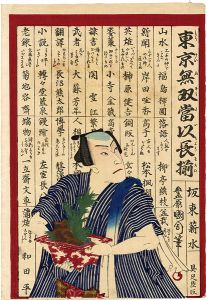 国周「東京無双當以長揃」