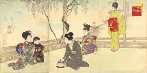 美人十二ヶ月　其五　藤見