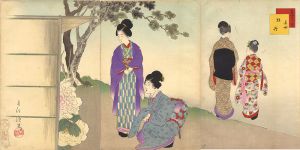 美人十二ヶ月　其四　牡丹