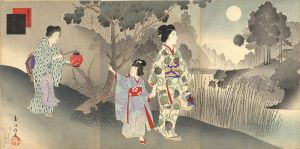美人十二ヶ月　其八　名月