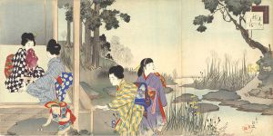美人十二ヶ月　其九　秋くさ