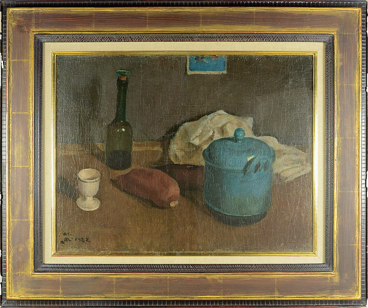 林武「自筆画　静物」