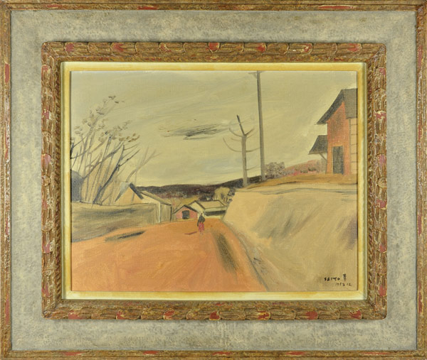 Saito Shinichi “Painting : The Road of Kamata”