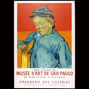 「MUSEE D'ART DE SAO-PAULO 展覧会ポスター」