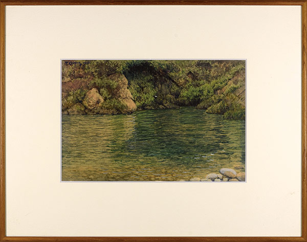 Oshita Tojiro “Painting : Mountain Stream”