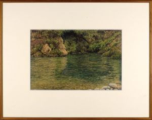 Oshita Tojiro / Painting : Mountain Stream