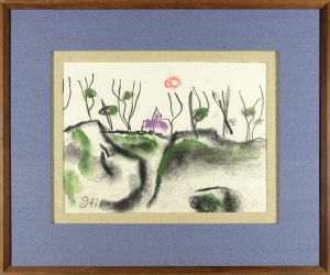 Somiya Ichinen / 自筆画　シャルトルの古崖