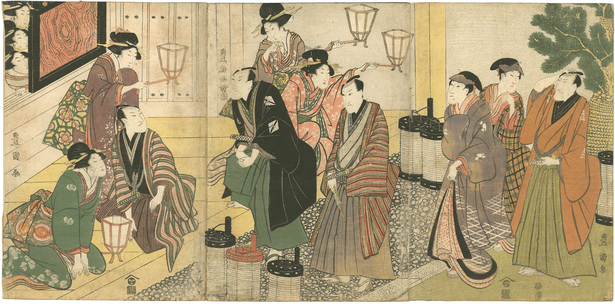 Toyokuni I “Kabuki actors print”