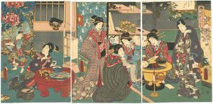 豊国三代「源氏絵」