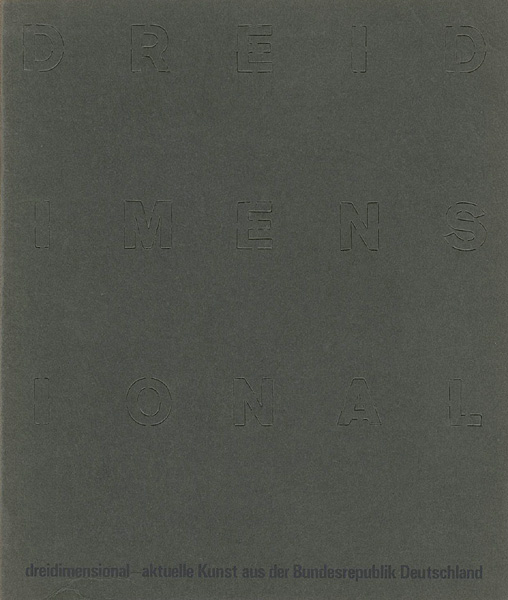 “三次元性―ドイツ彫刻の現在” 