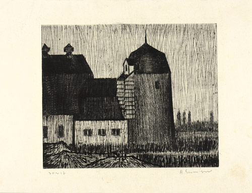 Shimizu Atsushi “Silo at Ishikari,  Hokkaido Prefecture”