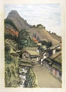 日本名山画譜　河内金剛山