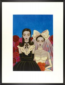 Higami Kumiko / Original Painting for the Novels Cover of Tanabe Seiko