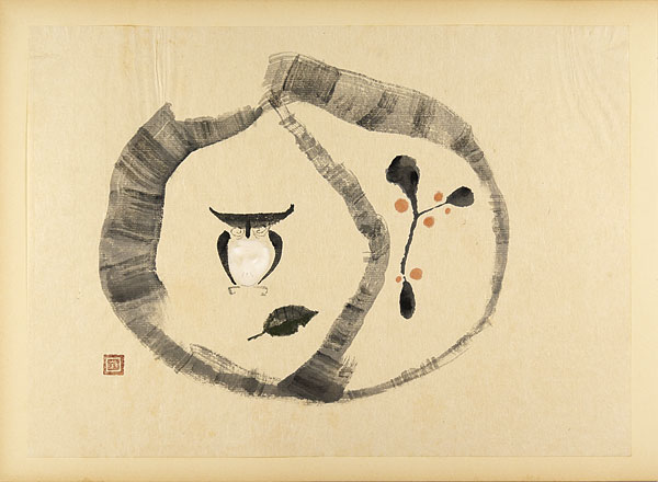 菅創吉「自筆画」