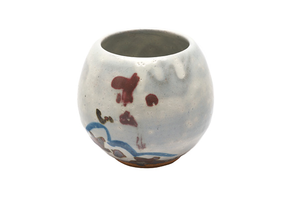 清水公照「絵付け茶碗『塩筍』」