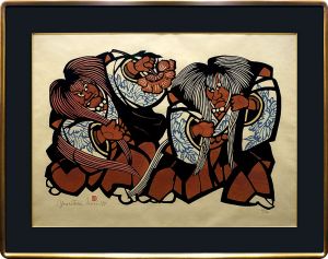 Mori Yoshitoshi / Renjishi (Dance of Two Lions)