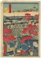 東京開化名景競　万代橋