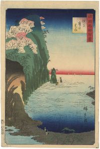 Hiroshige II / 100 Famous Views in the Various Provinces / Taka Beach in Tajima Province [諸国名所百景　但馬鷹のはま]