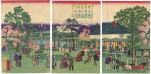 Hiroshige III / Famous Places in Tokyo / View of Shinobazu Pond, Ueno Park [東京名所内　上野公園地不忍見晴図]