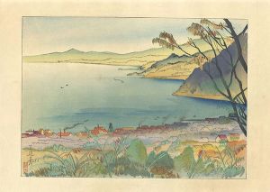 Yamaguchi Hoshun / Yamato Prints - Eight Scenic Views of Japan / Beppu Hot Spring