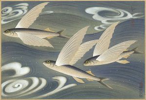 Ono Bakufu / Fish of Japan / The Tobiuo (Flying Fish) 